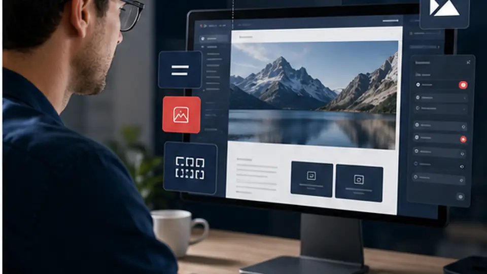 Professionnel construisant un site WordPress adapté à plusieurs écrans
