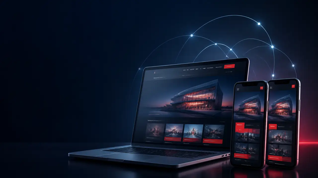 Site web synchronisé avec deux applications mobiles sur smartphone